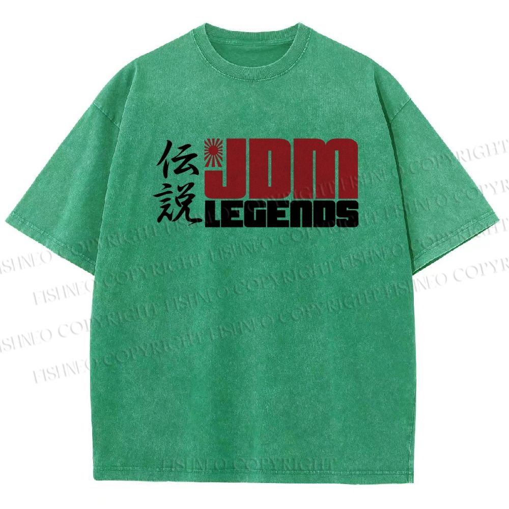 Unisex JDM Legends Printed Washed Tee