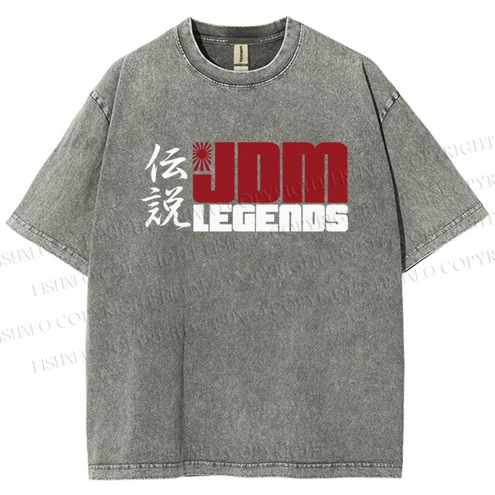 Unisex JDM Legends Printed Washed Tee
