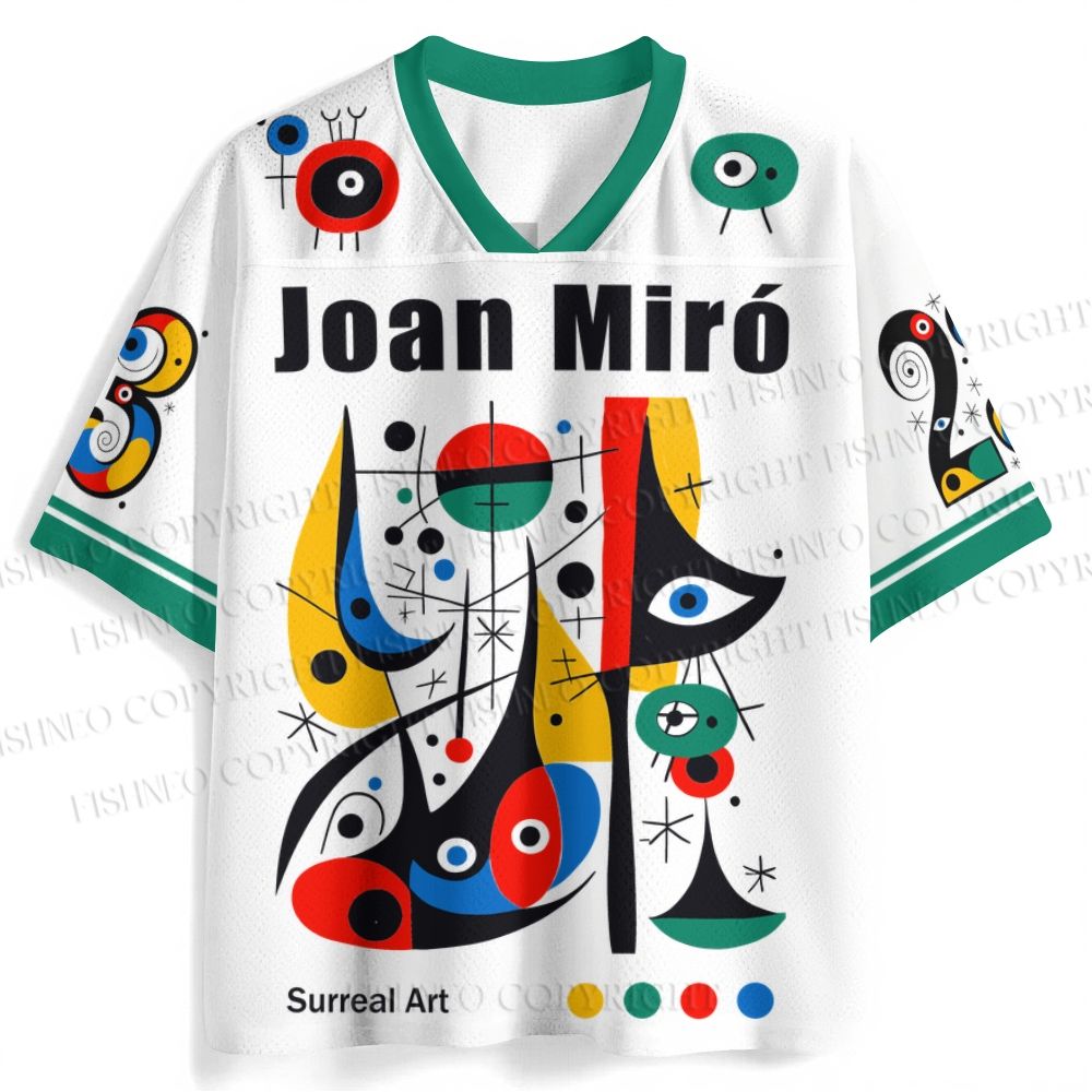 Joan Miró Style Art Jersey Shirts