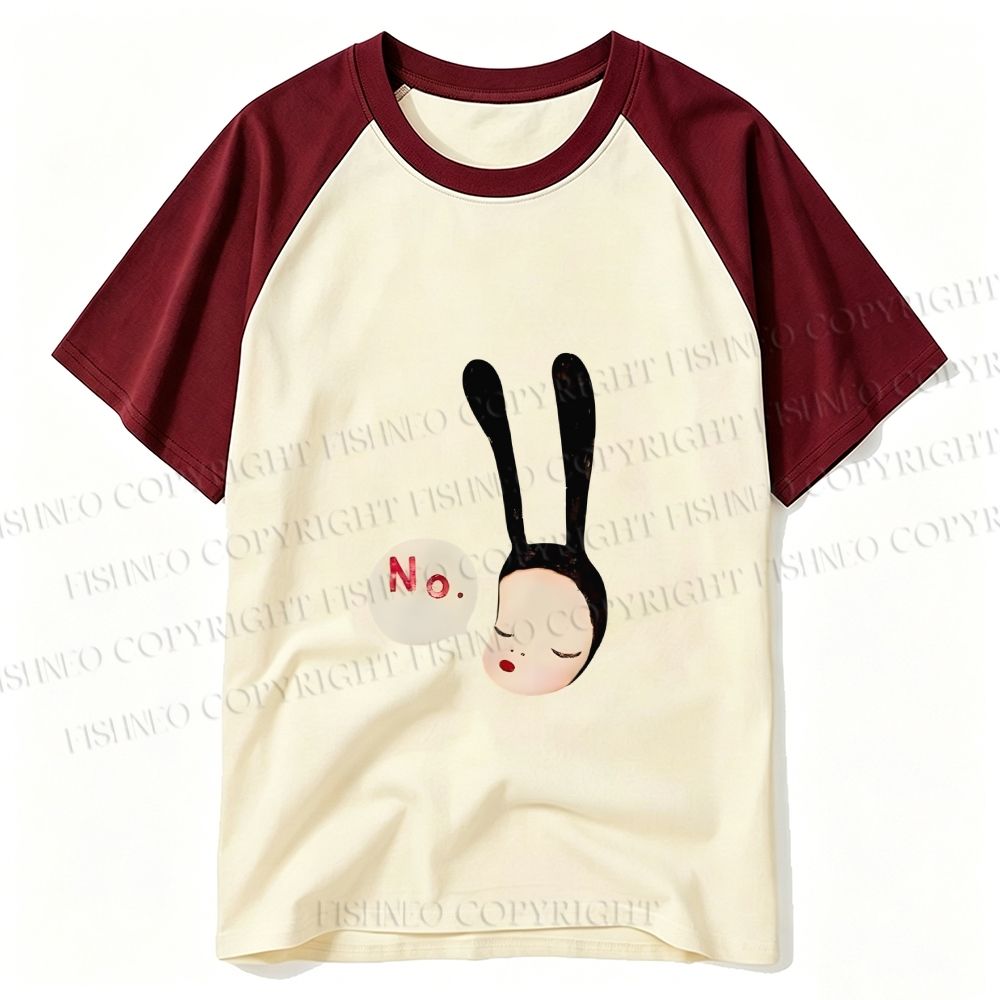 Yoshitomo Nara Printed Baseball T-shirt