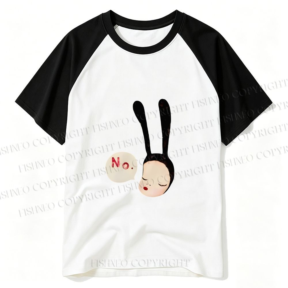 Yoshitomo Nara Printed Baseball T-shirt