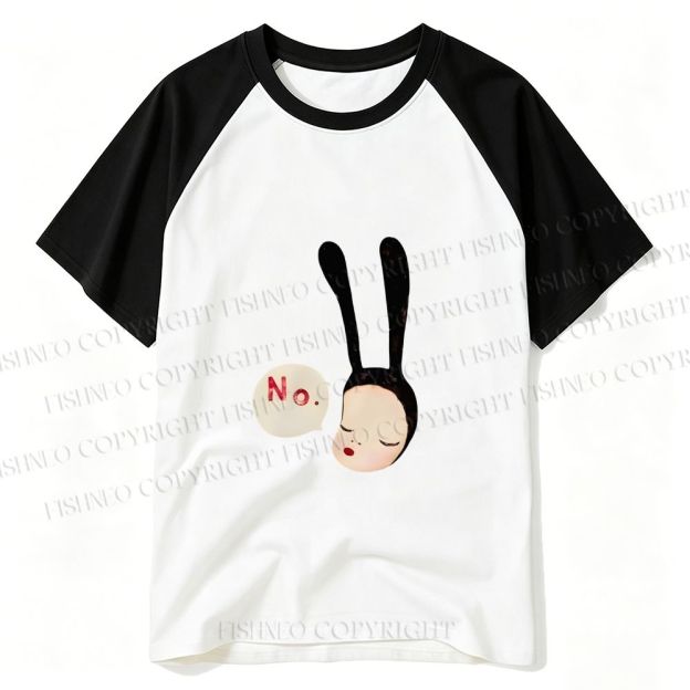 Yoshitomo Nara Printed Baseball T-shirt