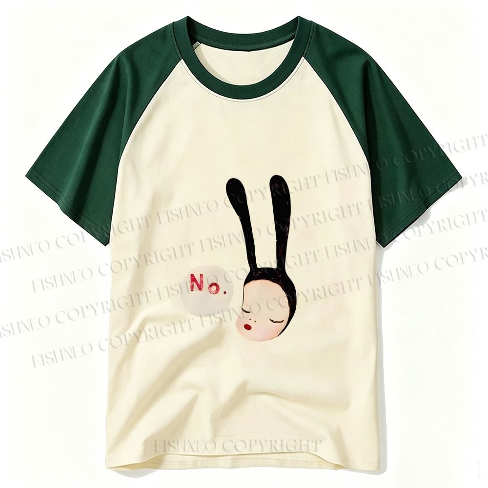 Yoshitomo Nara Printed Baseball T-shirt
