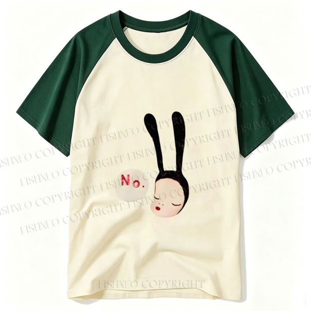 Yoshitomo Nara Printed Baseball T-shirt