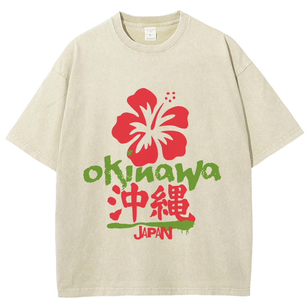  Okinawa JP Washed T-Shirt