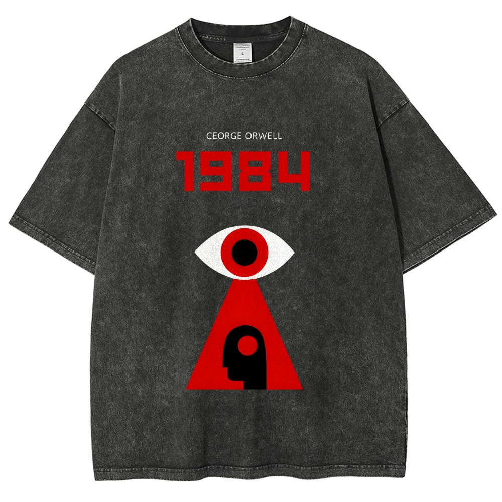1984 Orwell Vintage Washed T-shirt