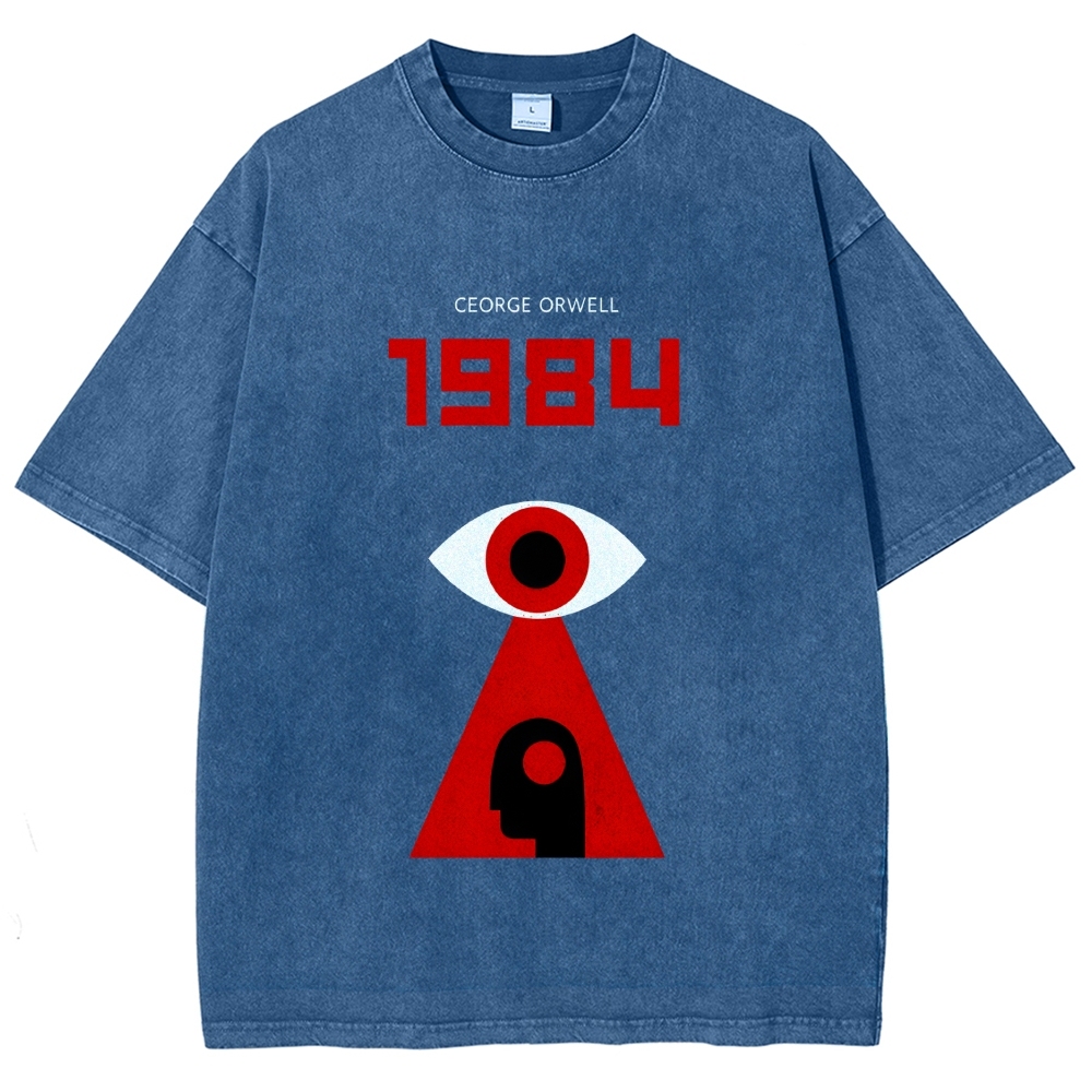 1984 Orwell Vintage Washed T-shirt
