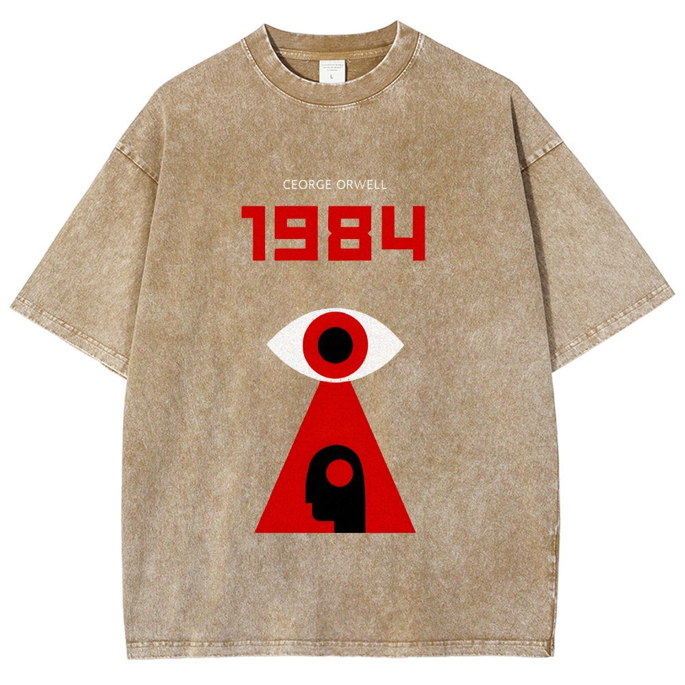 1984 Orwell Vintage Washed T-shirt