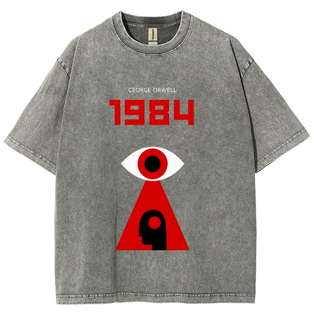 1984 Orwell Vintage Washed T-shirt