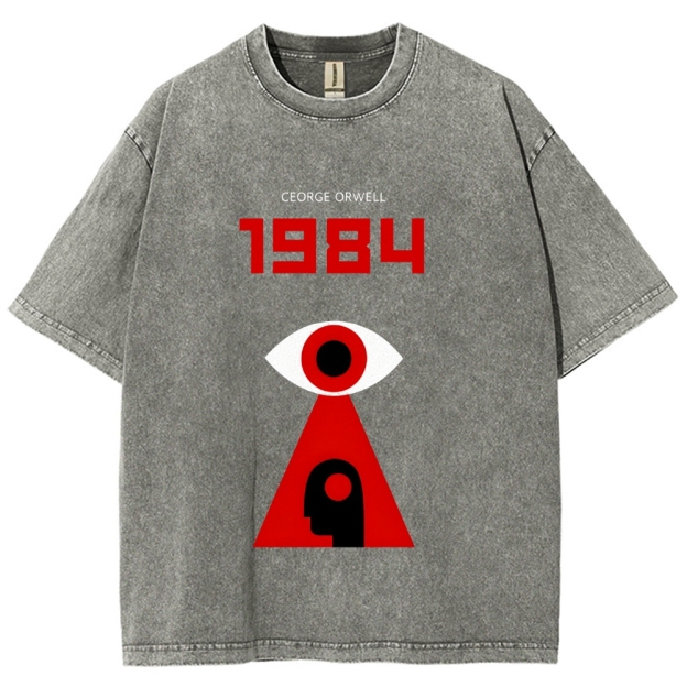 1984 Orwell Vintage Washed T-shirt