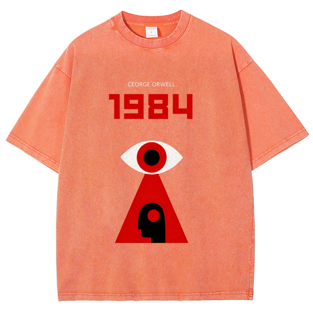 1984 Orwell Vintage Washed T-shirt