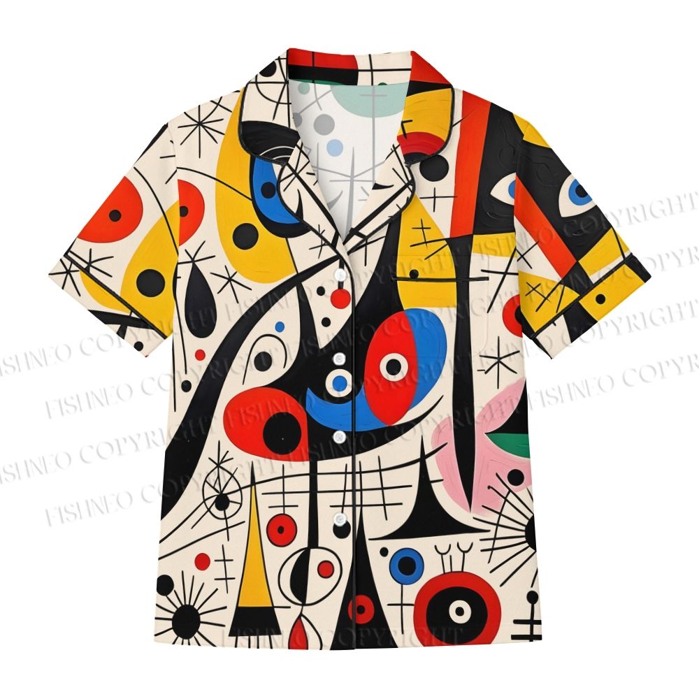 Joan Miro Style Art Printed Pajama sets