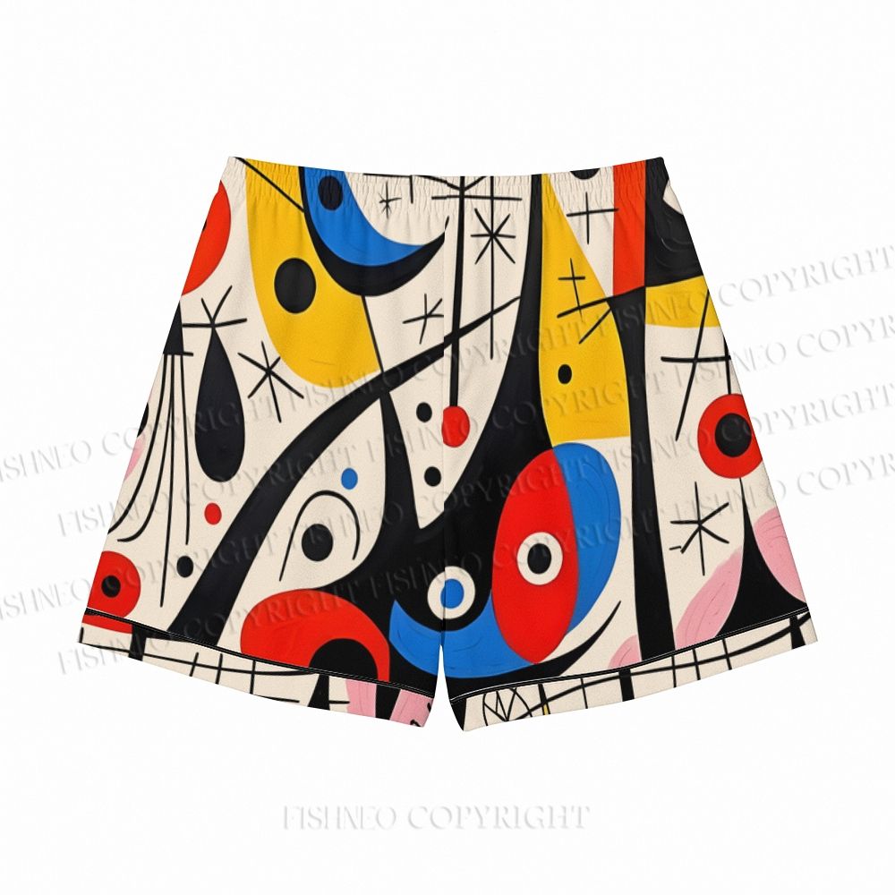 Joan Miro Style Art Printed Pajama sets