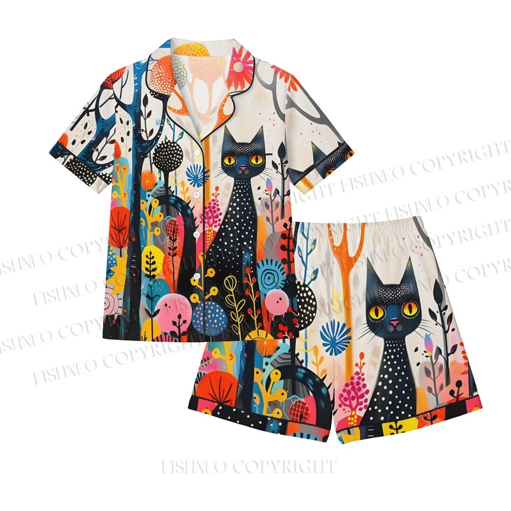 Yayoi Kusama Cat Pajama sets