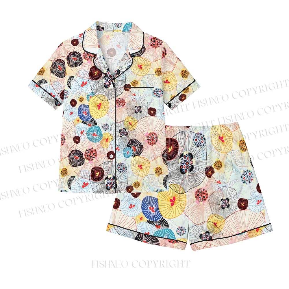 Abstract Floral Pajama sets