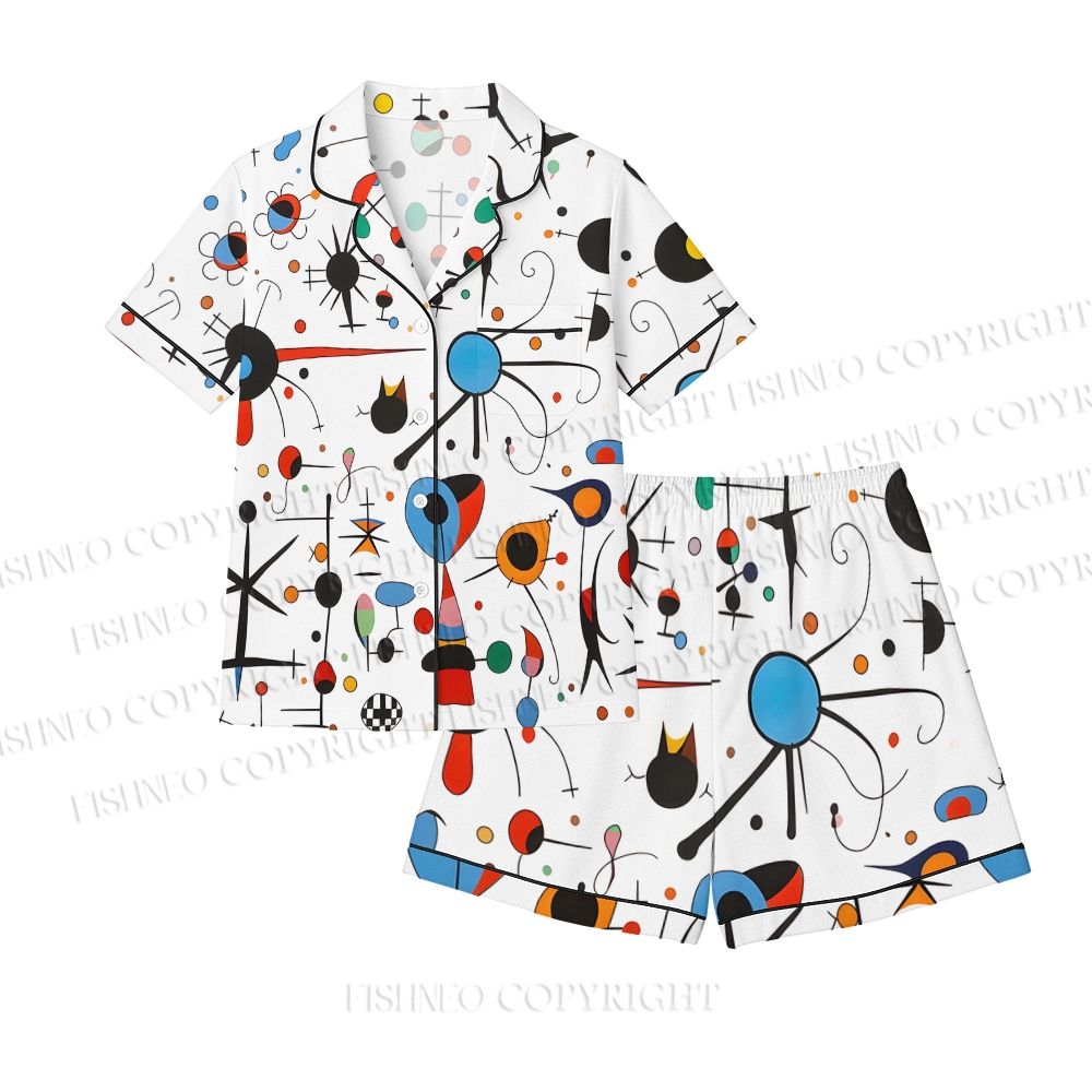 Joan Miro Abstract Painting Pajama sets