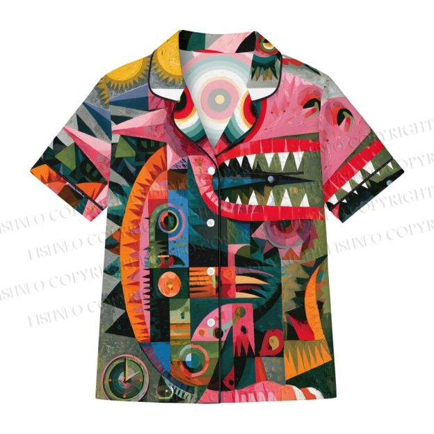 Abstract Lizard Printed Pajama sets