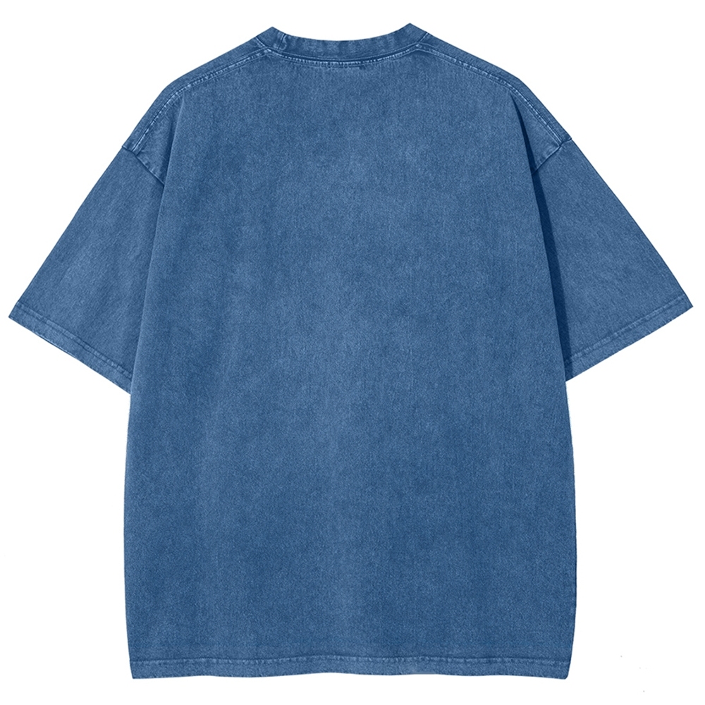Unisex Tsukiji Fish Market Printed Washed Tee