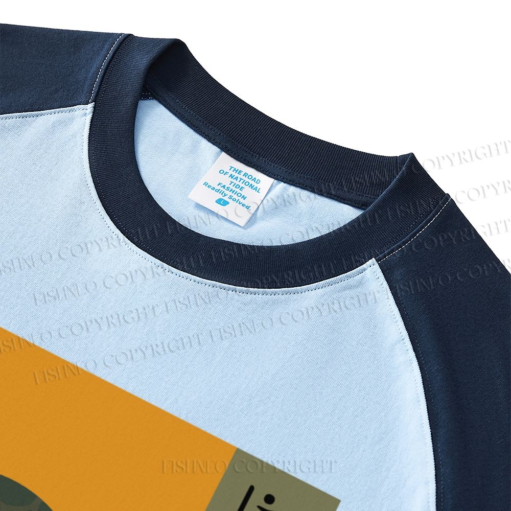 Sunrise Sea Turtles Dopamine color series short sleeve T-shirt