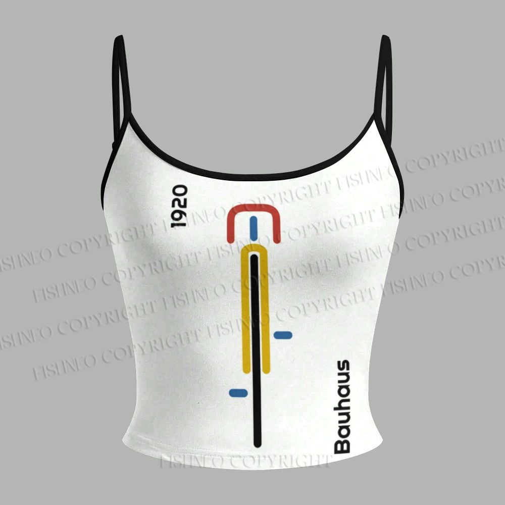 Bauhaus Bicycle Top & Elasticated Trousers Two-Piece Set