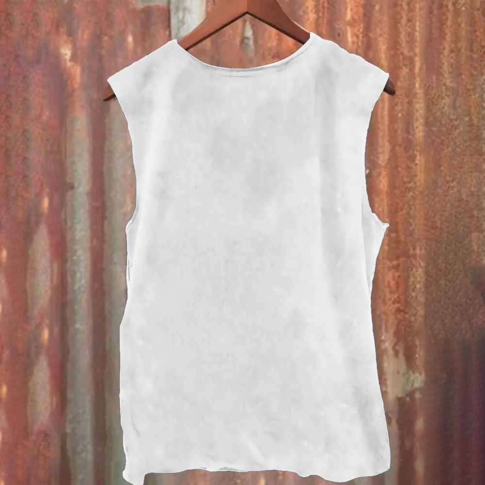 Unisex Multicolor Dragon Casual Printed Tank Top