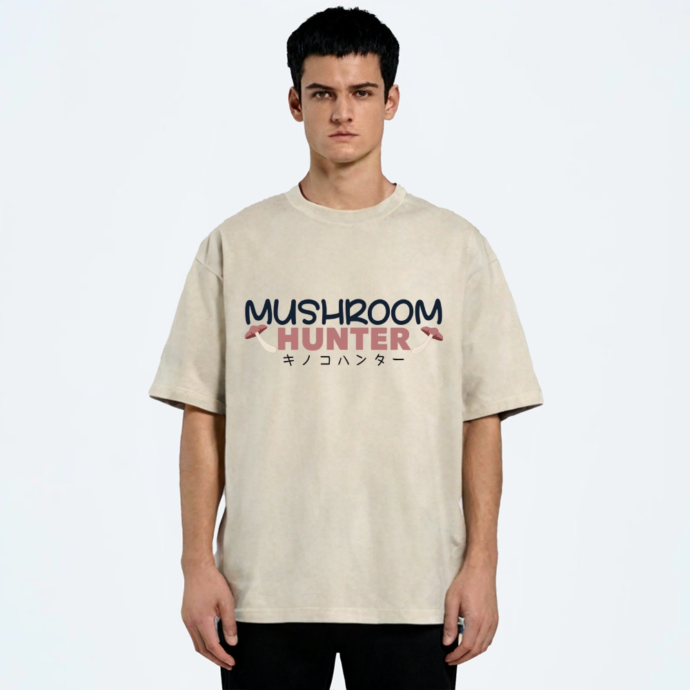 Mushroom Hunter Vintage Washed T-shirt