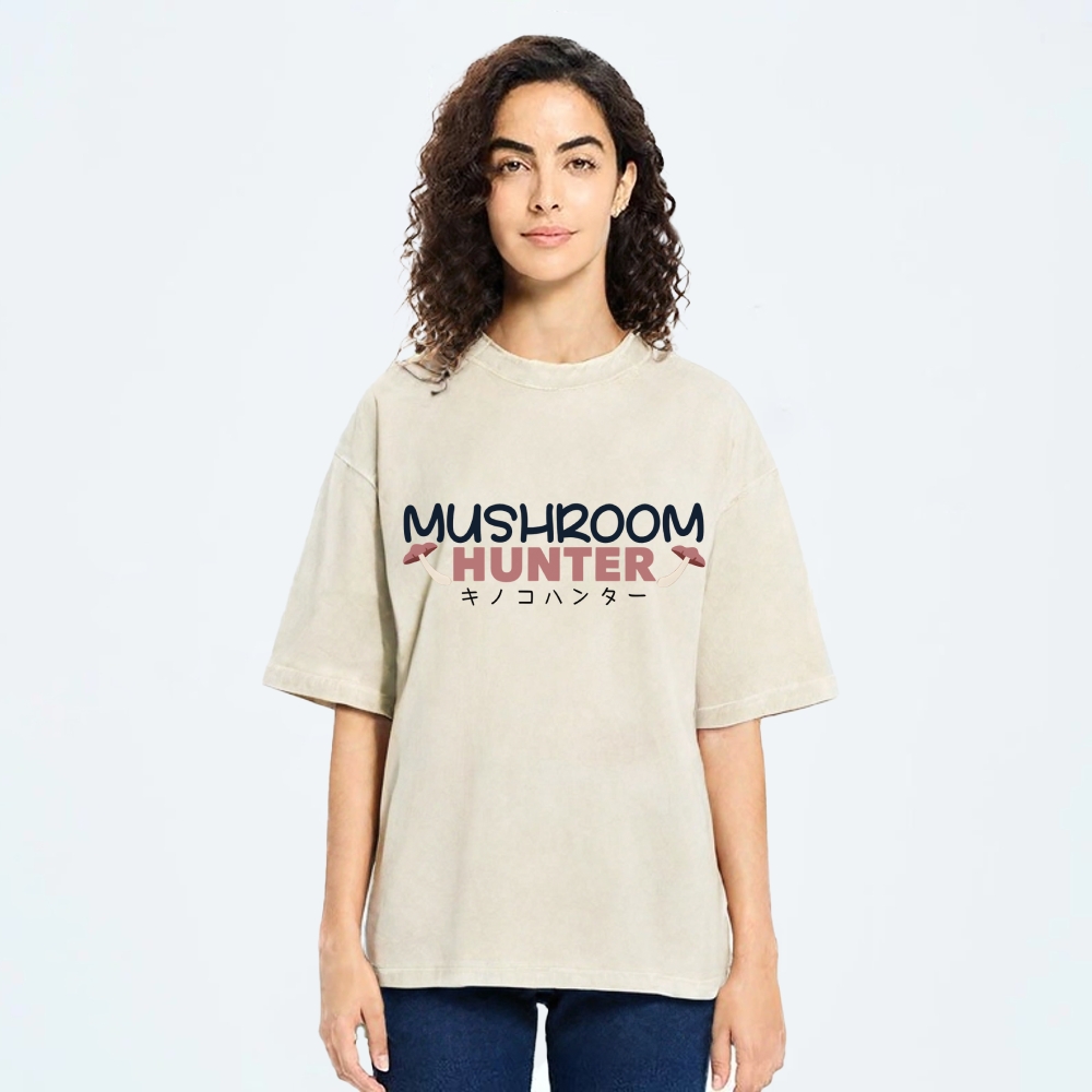 Mushroom Hunter Vintage Washed T-shirt