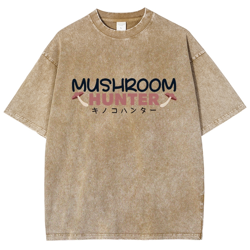 Mushroom Hunter Vintage Washed T-shirt