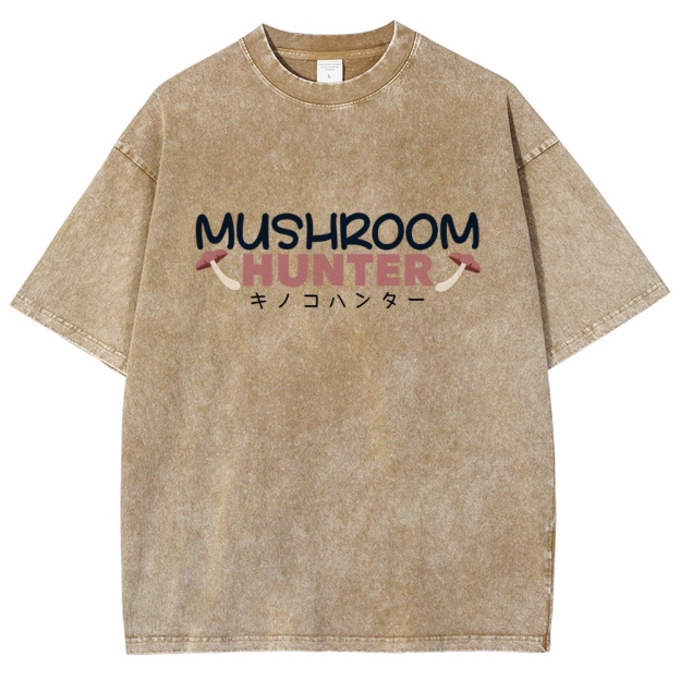 Mushroom Hunter Vintage Washed T-shirt