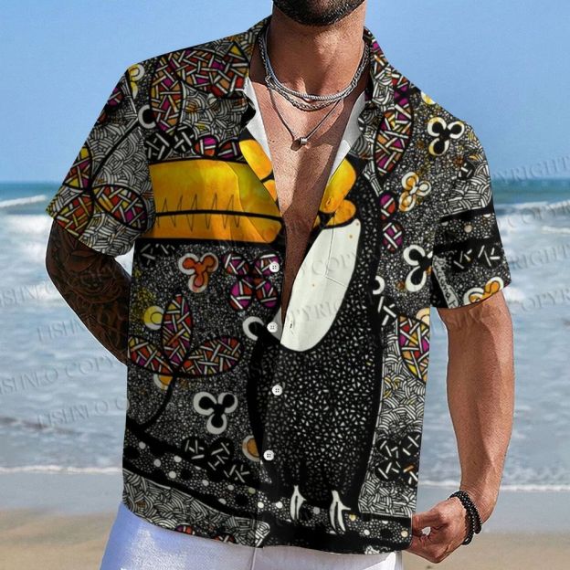 Toucan Tribal Dot Art  Hawaiian Shirt