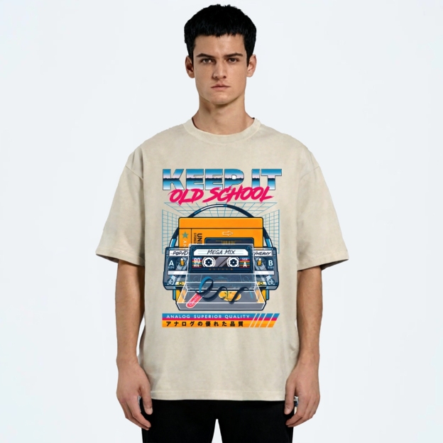 Keep it Old School Vintage Washed T-shirt