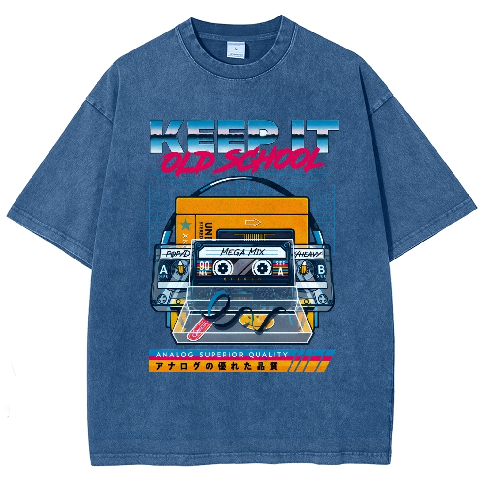 Keep it Old School Vintage Washed T-shirt
