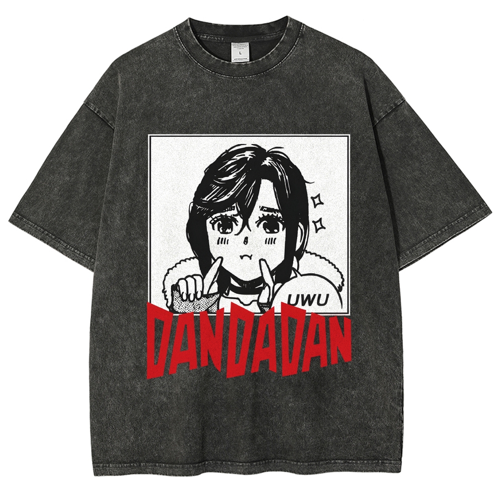 Japan Anime Character Momo Ayase Vintage Washed T-shirt