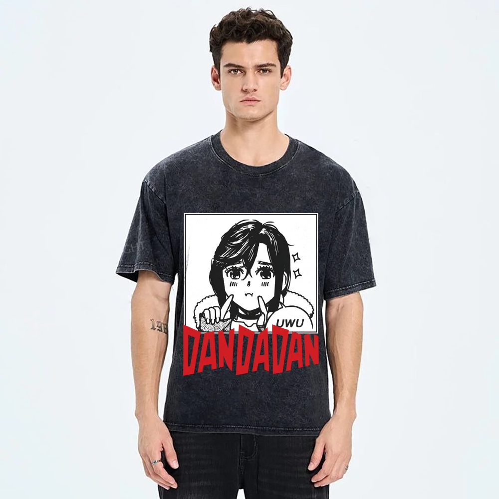 Japan Anime Character Momo Ayase Vintage Washed T-shirt