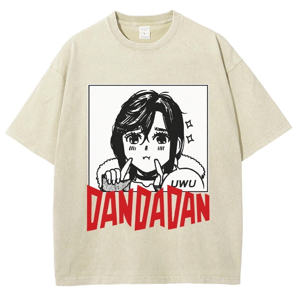 Japan Anime Character Momo Ayase Vintage Washed T-shirt
