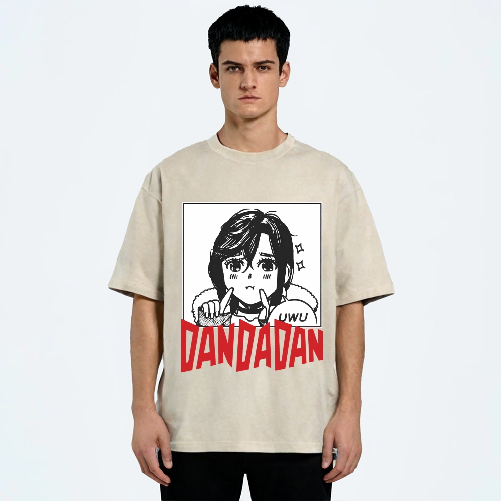 Japan Anime Character Momo Ayase Vintage Washed T-shirt