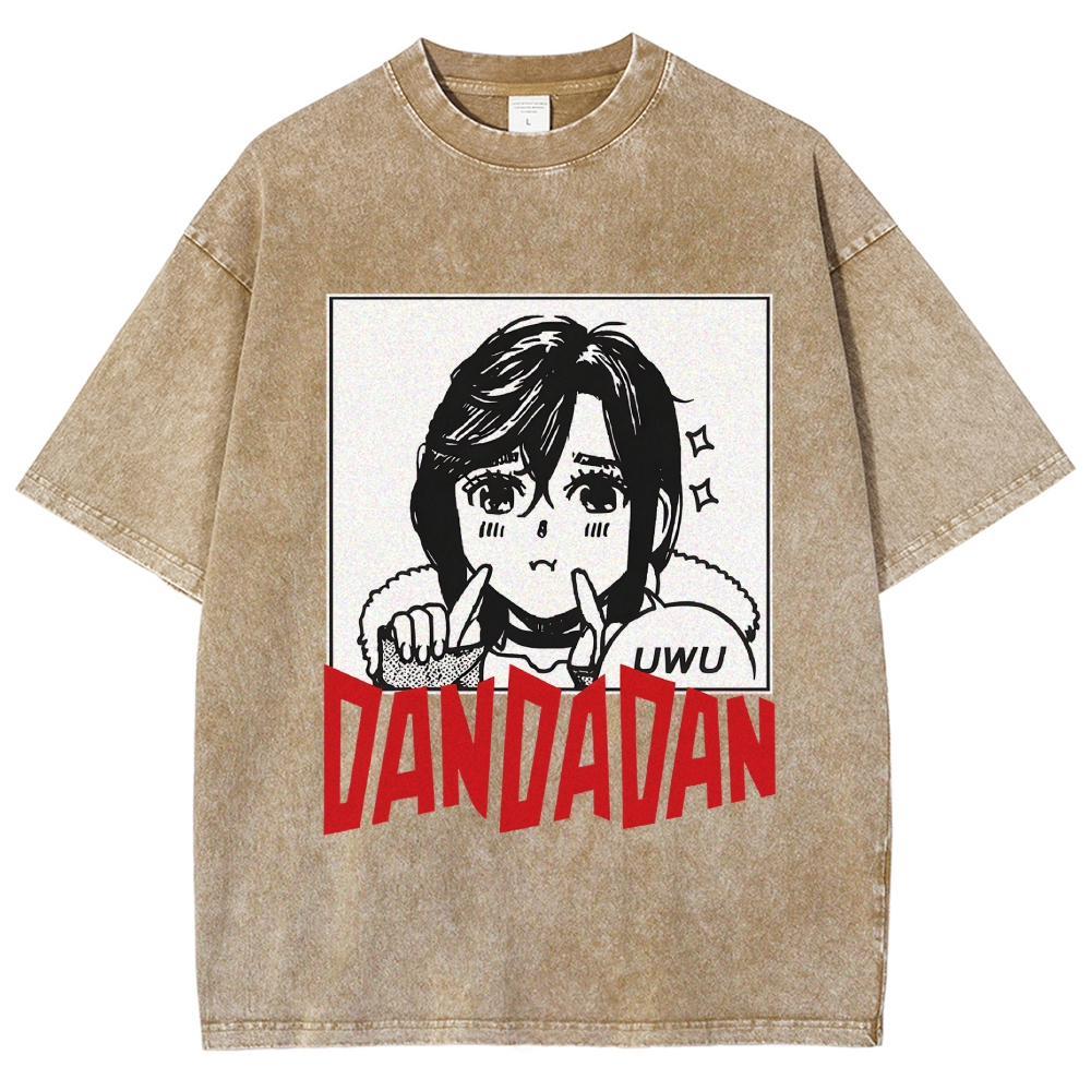 Japan Anime Character Momo Ayase Vintage Washed T-shirt