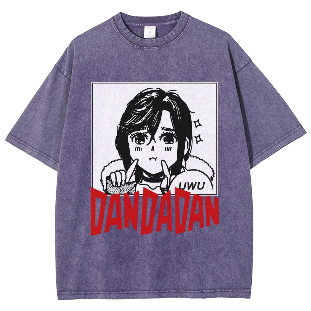 Japan Anime Character Momo Ayase Vintage Washed T-shirt