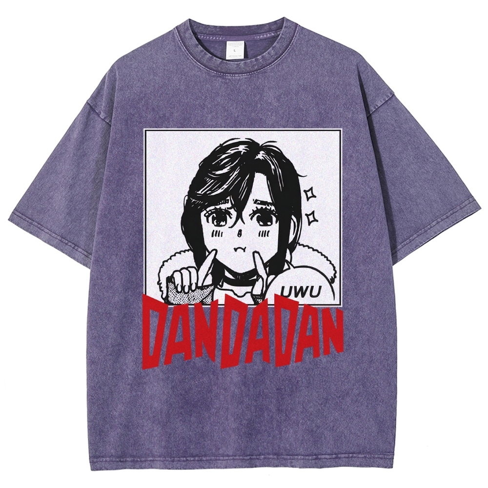 Japan Anime Character Momo Ayase Vintage Washed T-shirt
