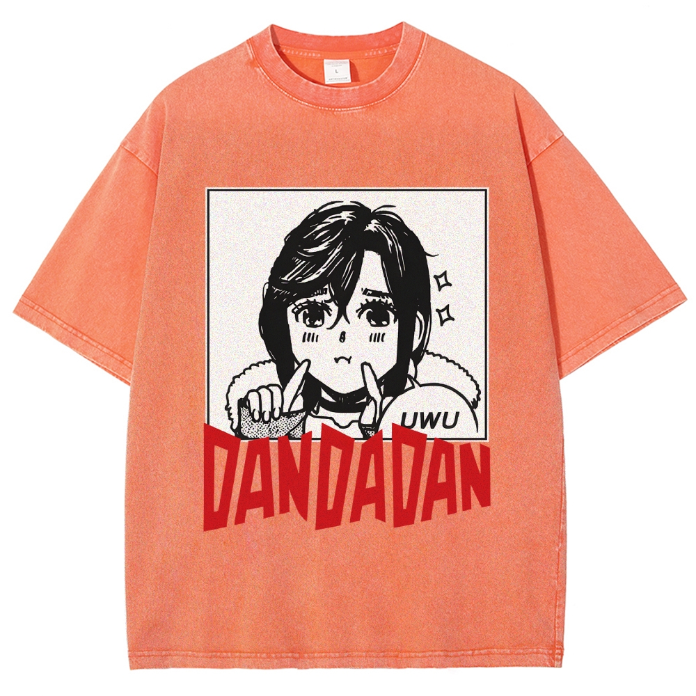 Japan Anime Character Momo Ayase Vintage Washed T-shirt