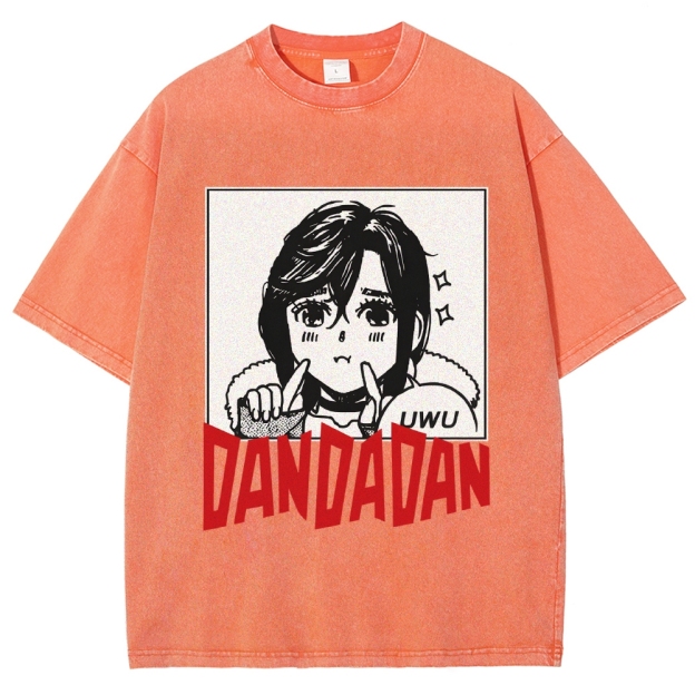 Japan Anime Character Momo Ayase Vintage Washed T-shirt