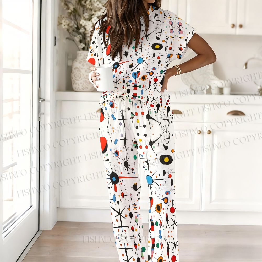 Joan Miro Graffiti Ladies  Lounge Suit