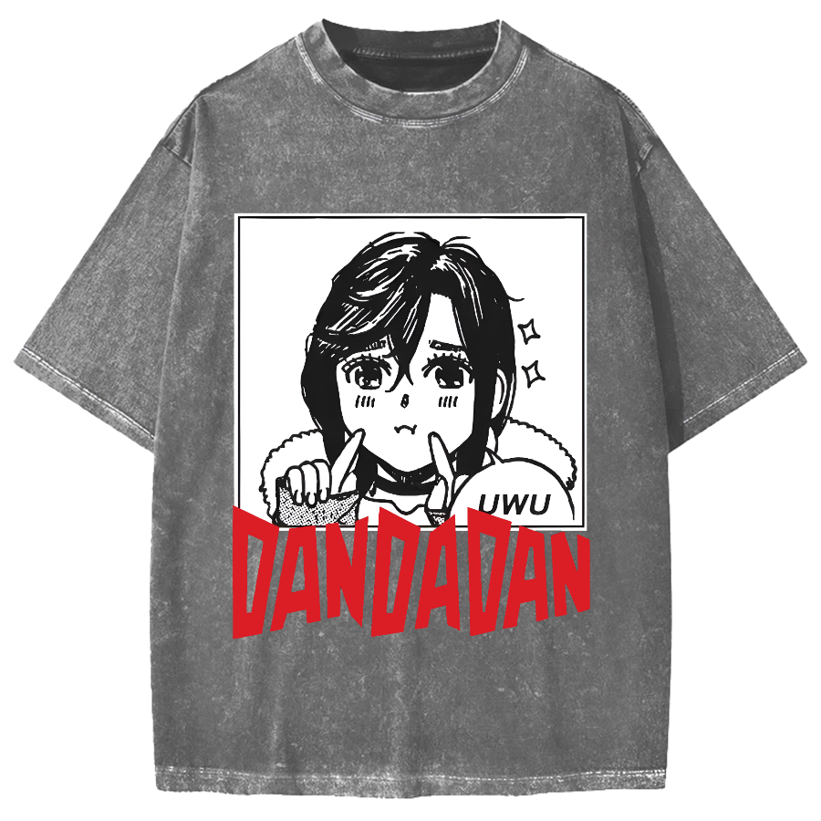 Japan Anime Character Momo Ayase Vintage Washed T-shirt