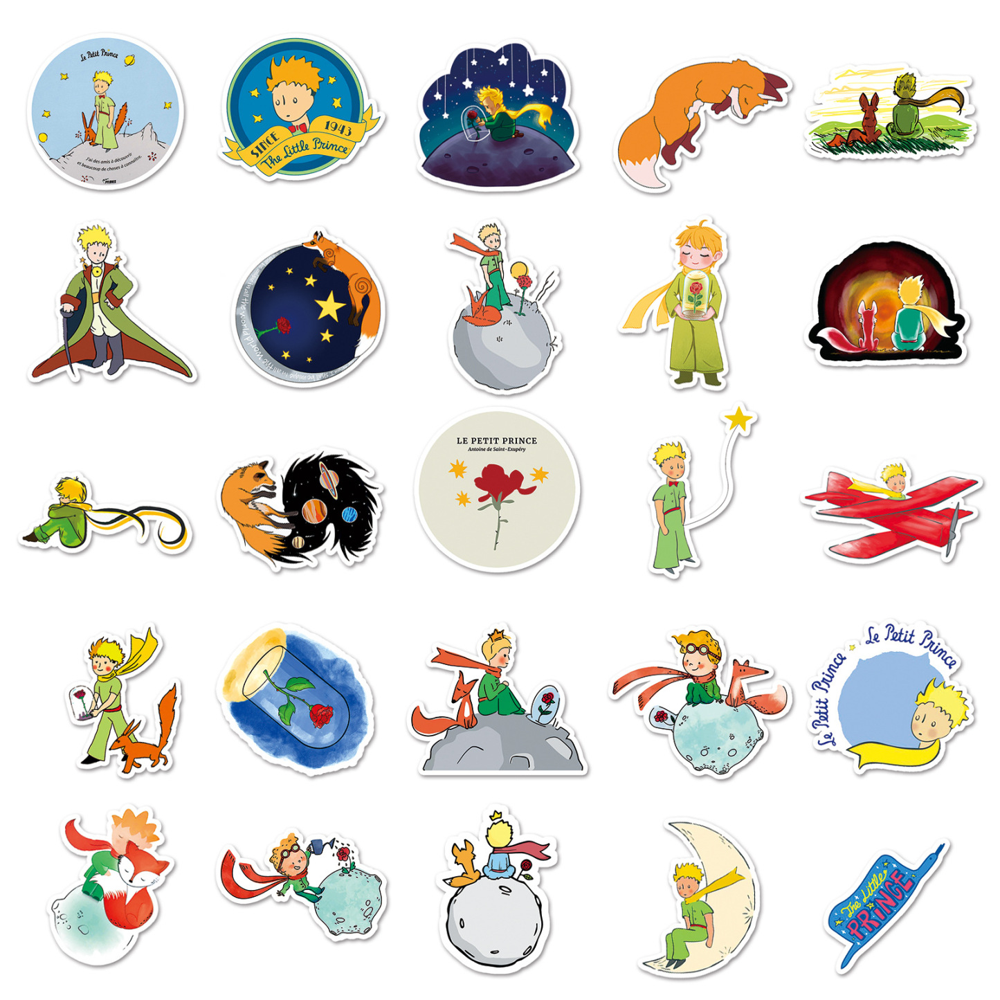 50 The Little Prince Stickers