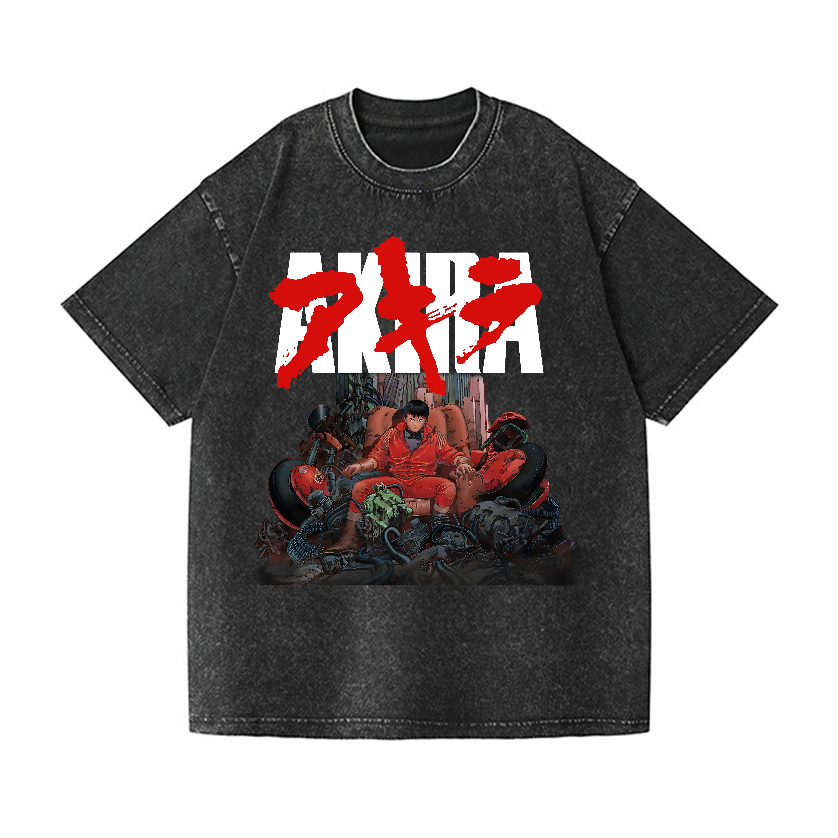 Akira Vintage Wash Japanese Design T-Shirt