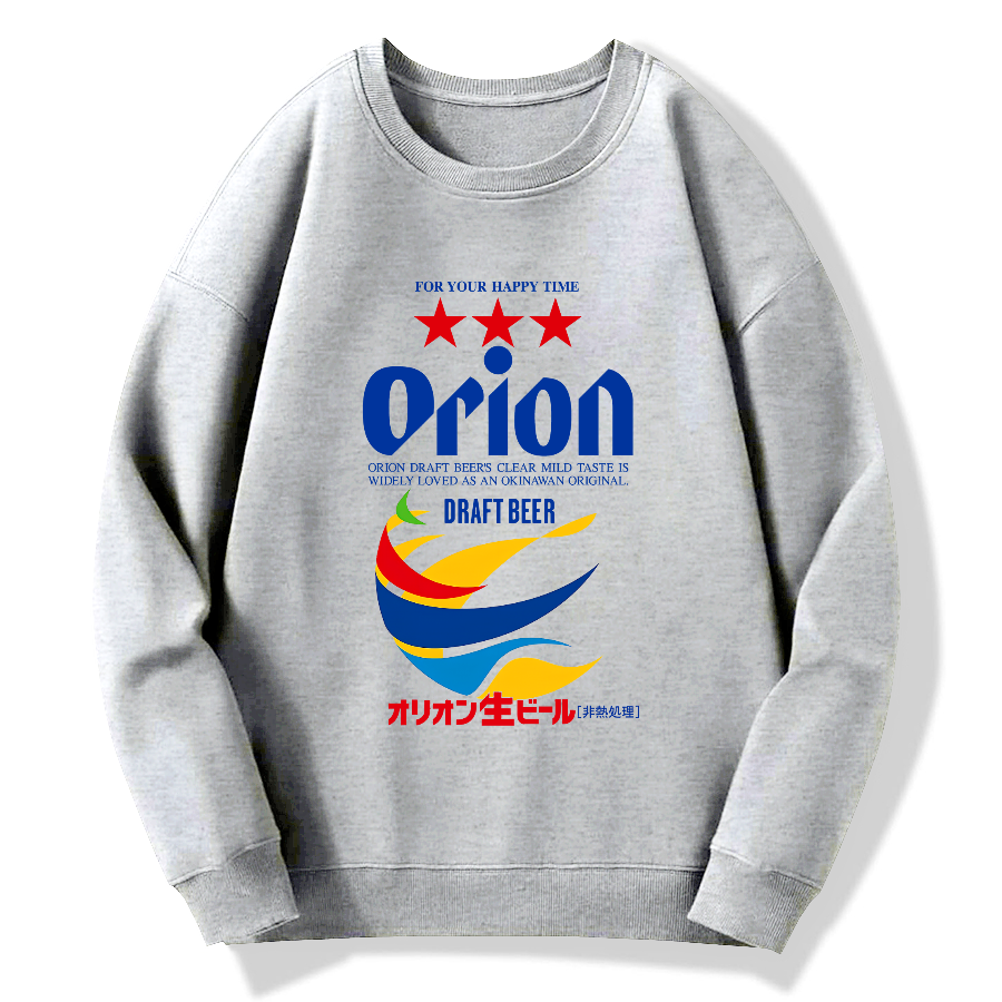 Orion Beer Cotton Pullover Sweatshirt