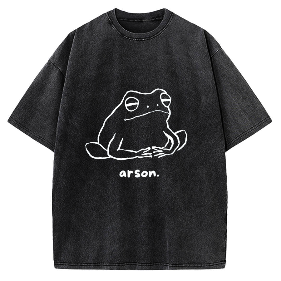 Arson Frog Vintage Washed T-shirt