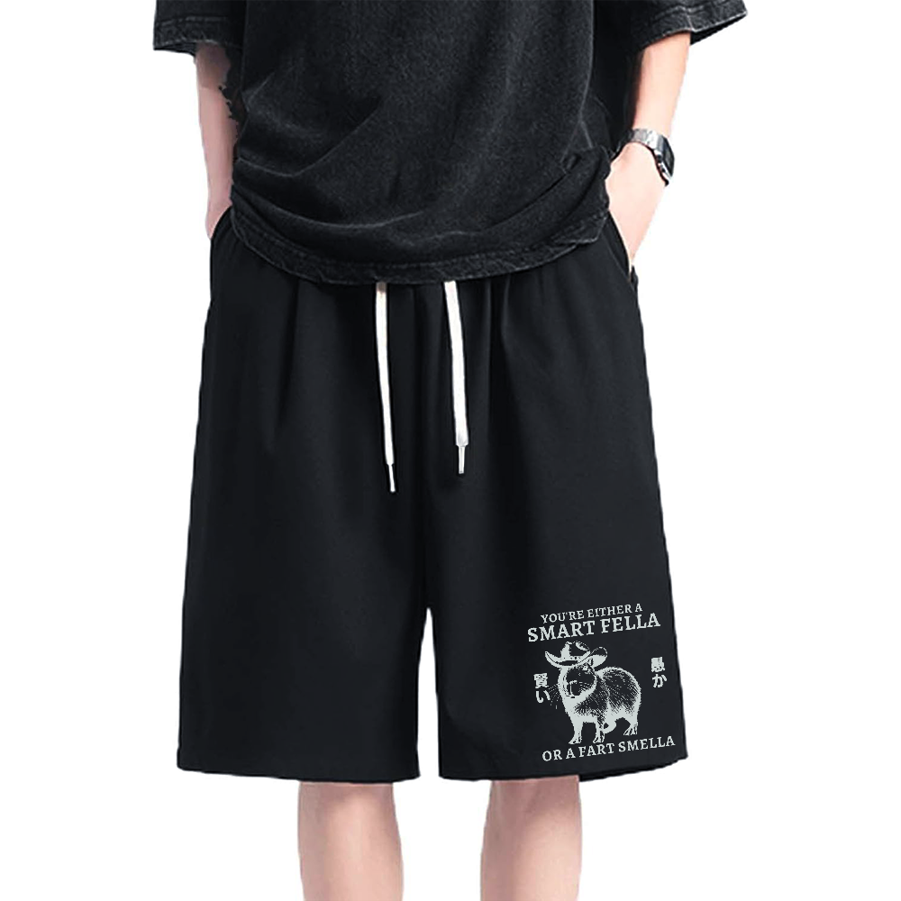 Smart Capybara Cotton Casual Shorts