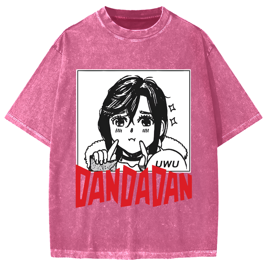 Japan Anime Character Momo Ayase Vintage Washed T-shirt