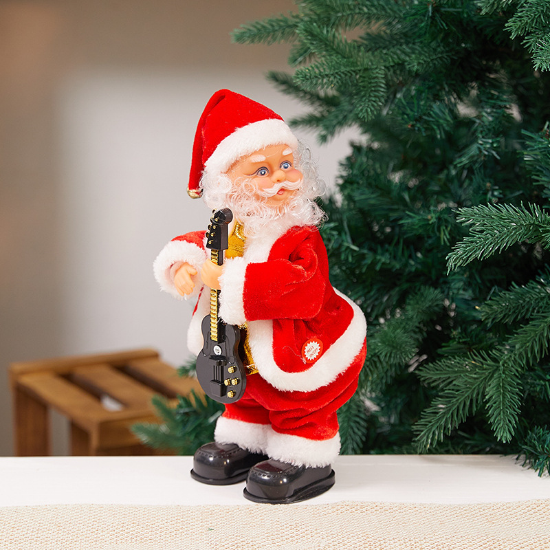 Electric Hip-Twisting Rock Santa Claus
